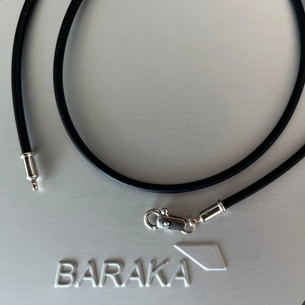 Baraka Black and Silver Necklace